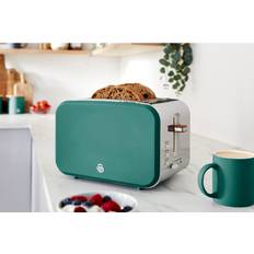 Swan Nordic Kitchen Set 1.7L Fast Boil Kettle 900W 2-Slice Toaster SK14610GREN