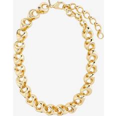 Pilgrim Guldpläterad Halsband Pilgrim Dune Necklace Goldplated Dam Halsband - Guld