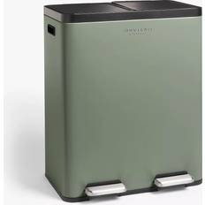 John Lewis 2 Section Recycling Bin with Handles 40L