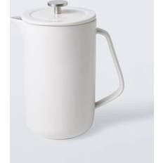 John Lewis Fine China Cafetiere 800ml 6 Cup White