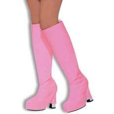 Shoes Aronz Go Go GoGo Girl 60s 70s Hippy Shoe Fancy Dress Costume Boot Top Covers