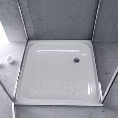Docce Piatto Doccia 80x80 cm in Acciaio Bianco