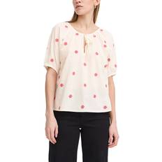 Ichi Vita Blusar Ichi Stilig Almond Milk Blus - Multicolor