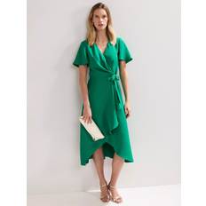 Phase Eight Julissa Ruffle Wrap Dress - Green