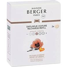 Maison Berger Set of 2 Ceramic Pods for Refillable Car Air Freshener Vent Clip Diffuser