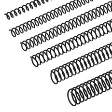 Binding Supplies Torribaly 120 Pcs Spiral Binding Coils Multi Size Wire Combs