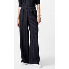 Regina Jersey Wide Leg Trouser - Black