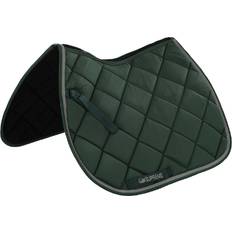 Polyester Saddle Pads Supreme Quilted Showjumping Saddle Pad For Horse - Vert