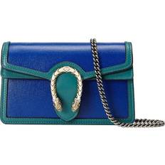 Gucci Umhängetaschen Gucci Dionysus Single-Shoulder Bag Super Mini - Blue/Green