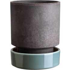 Bergs Potter Hoff Kruka Ø16 cm Raw Grey-Misty Blue ∅16cm