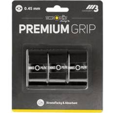 Tennis Point Premium Grip 3-pack Svart
