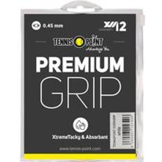 Griffbänder Tennis Point Premium Grip 12 Pack White