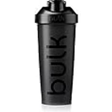 Bulk Ikonisk Proteinshakerflaska Med Tråd Mixerboll 750 ml Jet Svart Cocktailshaker