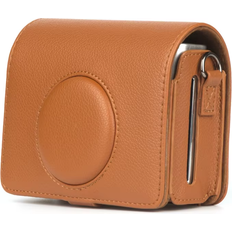 Instax mini evo Proxxi Fujifilm Instax Mini Evo Retro Leather Case with Shoulder Strap and Protection Brown