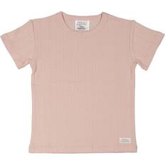 Geggamoja Överdelar Barnkläder Geggamoja T-shirt Pointelle Pink Rose