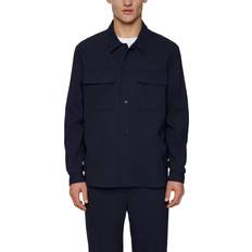 J.Lindeberg Herre Overtøj J.Lindeberg Reid Drape Overshirt Herr - Navy
