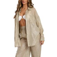 Gold Shirts South Beach Metallic Shirt - Green Mid