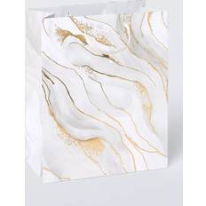 John Lewis Marble Gift Bag Cream/Multi