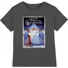 Cinderella Childrens Poster T-Shirt - Charcoal
