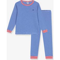 Petit Bateau Striped Cotton Pyjamas For Children - Blue
