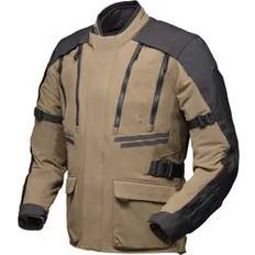 Modeka Lucano Waterproof Motorcycle Textile Jacket - Black/Beige