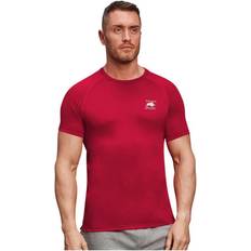 Mens Back Print Performance T-Shirt - Red