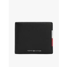 Red Wallets & Key Holders Tommy Hilfiger Logo Leather Bifold Wallet
