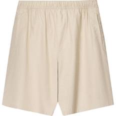 Bershka Beige Byxor & Shorts Bershka Linneshorts - Beige