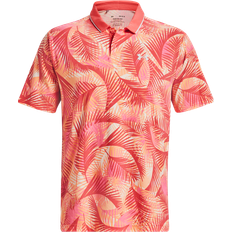Under Armour M Pikétröjor Under Armour Herr Piké Iso-Chill Grphc Palm Rosa Shock