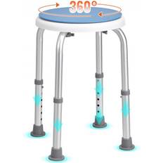 Shower Stools VEVOR Adjustable Height Shower Stool Seat 136.1 kg