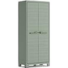 Garage storage units Keter Planet Outdoor Indoor Multispace Garage Utility Multi Purpose Cabinet Green