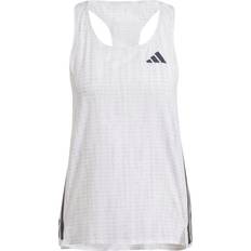 Hvid - Løb Toppe adidas Adizero Singlet Løbetrøje Til Optimal Komfort - Hvid