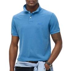 Superdry Polo Shirts Superdry Vintage Destroy Cotton Regular Fit Short Sleeve Polo Shirt