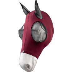 Red Bridles & Accessories Horze Elastic Fly Mask For Horses - Rouge