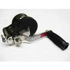 Winches Securefix Direct Stainless Steel Hand Winch with Cover 2000LB 900KG