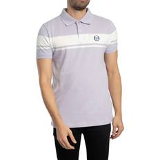 Purple Polo Shirts Sergio Tacchini Young Line Polo Shirt - Thistle/Gardenia