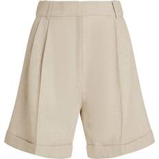 Tommy Hilfiger Dame Shorts Tommy Hilfiger Mix Pleated Short - Beige
