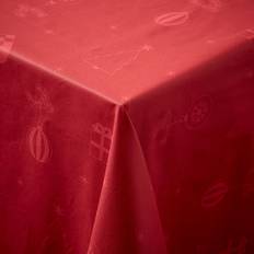 Nordisk tekstil Duge & Stofservietter Nordisk tekstil Juletid Damask Rød 140 x 270 cm Dug Rød