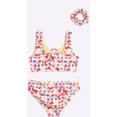 Orange Swimwear River Island Gingham Fruit Bikini Set - Orange