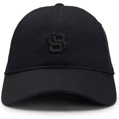 Dam Huvudbonader BOSS Cotton Cap With Embroidered Double B Monogram