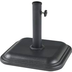 Casa.Pro Piedistallo Biccari per Ombrellone Blocco di Cemento 35x35x4,5 cm Nero