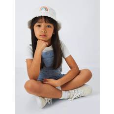 White Bucket Hats Children's Clothing John Lewis Kids' Rainbow Bucket Hat - White