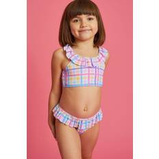 Yellow Bikinis Children's Clothing Accessorize Kids' Ruffle Trim Bikini - Multi