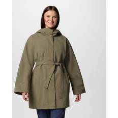 Columbia Dame Regntøj Columbia Here And There III Trench Jacket - Stone Green