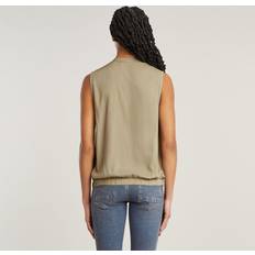 G-Star Bluser G-Star Stand Up Collar Top - Beige