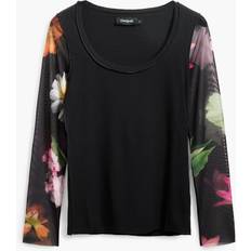 Desigual Women's Long Sleeve T-shirt Flint - Noir