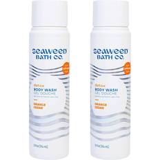 The Seaweed Bath Co. Detox Body Wash Orange Cedar Scent 12 Ounce Pack of 2