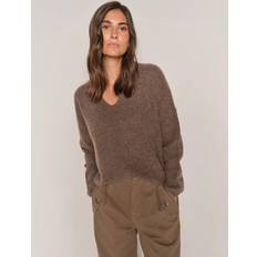 Mos Mosh Thora V-Neck Wool Blend Jumper