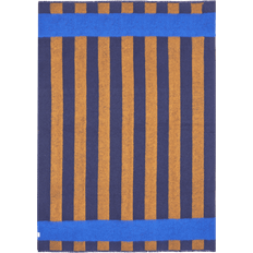 Scandi Living Aisles Wool Blanket 130x180 cm Blankets Blue (180x130cm)