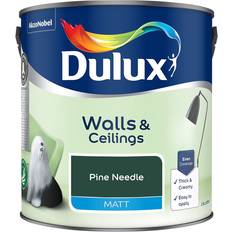 Dulux Green Paint Dulux Matt Emulsion Wall Paint Green 2.5L